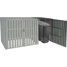 MCW Mülltonnenbox Erweiterung J28 100 x 76 x 115 cm grau
