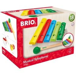 BRIO® Spielzeug-Musikinstrument Brio Kleinkindwelt Holz Musikinstrument Xylophon 2 Teile 30182