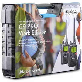 Midland G9 Pro 2er Kofferset PMR446 schwarz