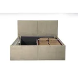 Halmon Schlafkomfort Betten Milano 100 x 200 cm Beige