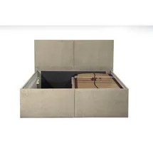Halmon Schlafkomfort Betten Milano 100 x 200 cm Beige