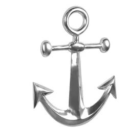 KADIMA DESIGN Maritime Dekofigur aus Aluminium, 62,5 cm - Polierte Skulptur, Handgefertigt