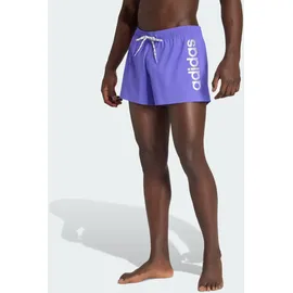 adidas Badeshorts LOGO ELASTISCHE STRICK-BADEHOSE Tent Green/White XL