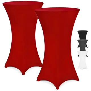 DETEX Stehtischhusse 2er-Set bordeaux, Ø70cm