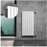 WITEN&NOCK - Flachheizkörper Paneelheizkörper Designheizkörper mit Seitenanschlsuss Nabenabstand 900 mm weiß Breite 45 cm einlagig