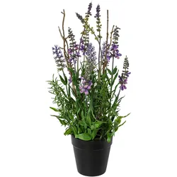 Kunstpflanze Lavendel - lila