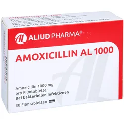 Amoxicillin AL 1000 Filmtabletten 30 St