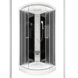 SeniorBad Duschkabine Fertigdusche Dusche Komplettkabine D10-03M1-EC 80x80 cm Mit 2k Scheiben Versiegelung