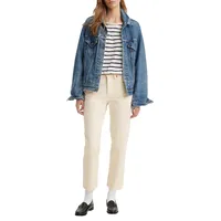 Levi's 501TM Crop Jeans Ecru Booper No Damage 27