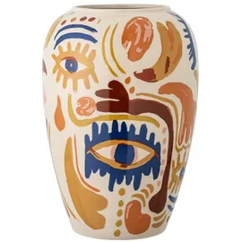 Bloomingville Horus Vase, Orange, Steingut,