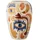 Bloomingville Horus Vase, Orange, Steingut,