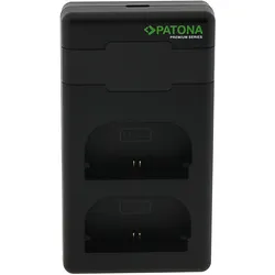 PATONA Premium Twin Performance PD Ladegerät für Canon LP-E6 USB-C Kabel (Angebot)