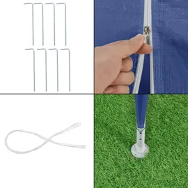 casa.pro Pavillon Wedau 3 x 3 m Dunkelblau