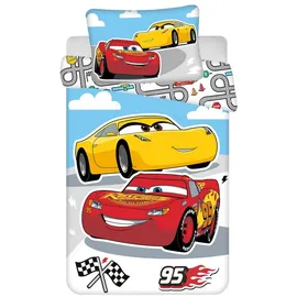 Jerry Fabrics Disney Cars Baby Bettwäsche 40 x 60 cm + 100 x 135 cm