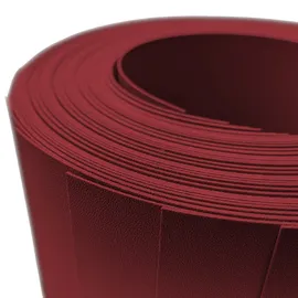 zaunzu® Sichtschutzstreifen 2,55 m Bordeauxrot PP 10 St.