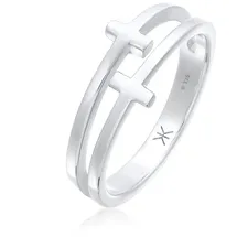 KUZZOI Ring Herren Kreuz Double 925