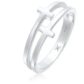 KUZZOI Ring Herren Kreuz Double 925