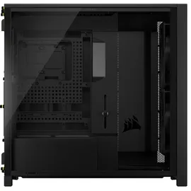 Corsair FRAME 5000D WOOD RS Midi Tower Schwarz, Walnuss
