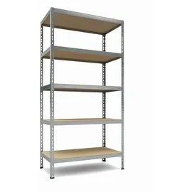 TKT Aktenregal Metall 180x92x46 cm silber