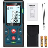 Digitaler Laser-entfernungsmesser, Lm100 100 M Digitaler Laser-entfernungsmesser, Längen-/flächen-/volumen-/pythagoras-messung Mit Lcd-hintergrundbeleuchtung, Ip54 (100 M)