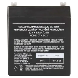 EMOS Wartungsfreier Bleiakku 12V 4,5 Ah 1 St.