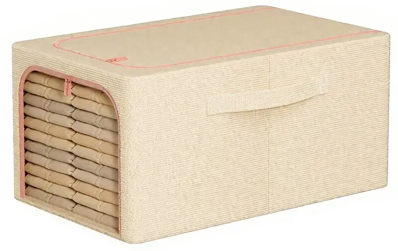 SNSP Shineyep große Aufbewahrungsboxen, Khaki, 31 Liter, 2er-Set