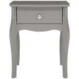 VCM ebuy24 Baroque Nachttisch 1 Schublade Grau