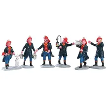 Lemax Fireman Weihnachtsdorf Set von 6
