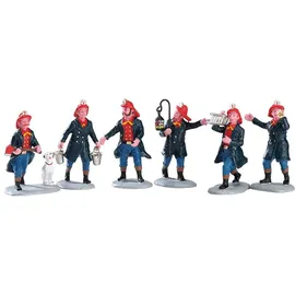 Lemax Fireman Weihnachtsdorf Set von 6