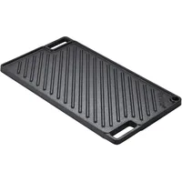 Vevor Gusseisen Grillplatte Wendeplatte 42,5 x 24,6 x 1,6 cm - Universal Gussplatte Beidseitig Verwendbar, 413 x 231 mm Kochbereich Gussplatte Gasgrill für Gasgrill, Kohlegrill & Elektrogrill Zubehör