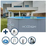 Planet Pool Stahlwandpool rund Classic 0,3 mm 450 x 120 cm