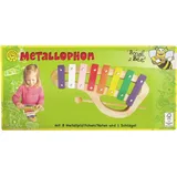 Vedes Kinder-Xylophon Metallophon Holz mit 8 Noten