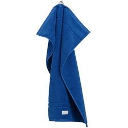 GANT Gästetuch, Organic Premium Towel - Frottee Blau 30x50cm