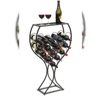 DanDiBo Ambiente Weinregal 100 x 0 x 0 cm Schwarz
