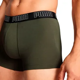 Puma Boxershort 6er Pack Figurbetont bunt|grün M