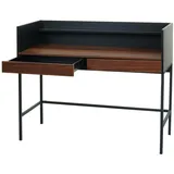 MCW Schreibtisch Schwarz, Braun