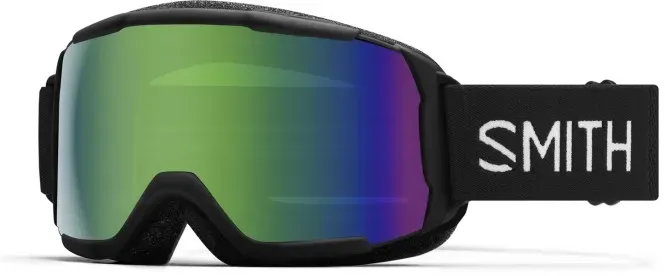 SMITH GROM Schneebrille 2026 black/green sol-x mirror