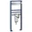 Vorwandelement H 113 cm Unterputz-Geruchsverschluss für Waschtisch 38625001
