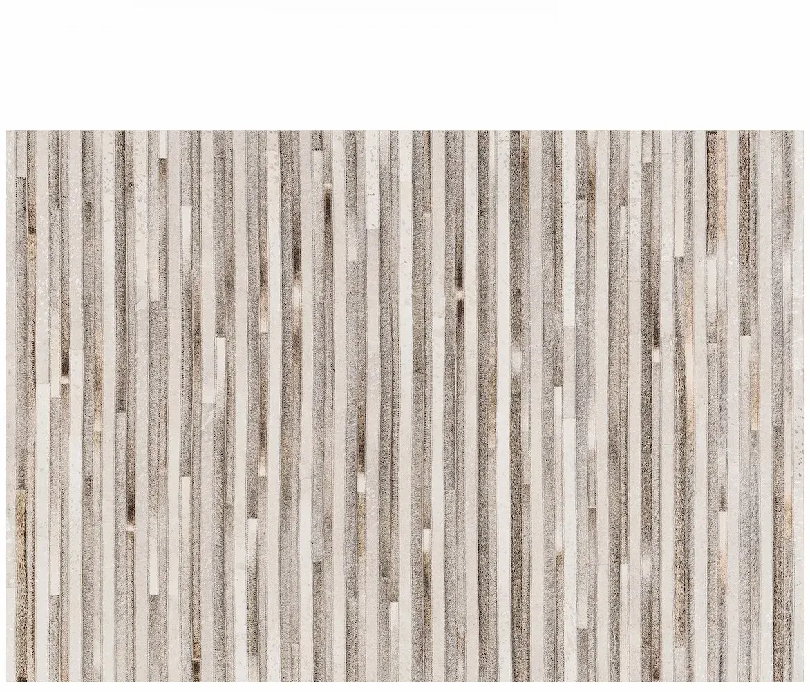 Oviala Business Rechteckiger Teppich mit Patchworkmuster in Kuhfelloptik 120 x 170 cm