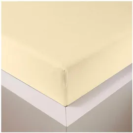 Traumschlaf Spannbettlaken Jersey-Lyocell 180 x 200 - 200 x 220 cm beige