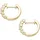 Smart Jewel Paar Creolen SMART JEWEL "Zirkonia Steine, Silber 925", gold, Ohrringe, Damen, Silber 925 (Sterlingsilber)