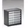 TRESTON Kleinteilemagazin Kunststoff 31 x 29 x 18 cm grau 12 Schubladen