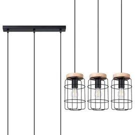 Sollux Lighting Gotto 3-flg. 15W 160 cm schwarz