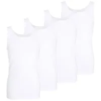 Götzburg Tank-Top 4Er Pack Nürnberg in weiss | Gr.: 5