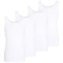 Götzburg Tank-Top 4Er Pack Nürnberg in weiss | Gr.: 5
