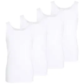 Götzburg Tank-Top 4Er Pack Nürnberg in weiss | Gr.: 5