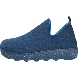 ROHDE Damen Foggia Pantoffeln Pantoletten niedrige Hausschuhe 6124, Größe:EUR 42 - Blau - 42