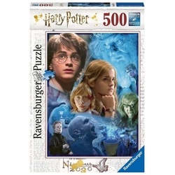Ravensburger Puzzle 14821 Harry Potter in Hogwarts 500 Teile Puzzle, Puzzleteile, Made in Europe bunt