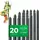 Novatool Pflanzstäbe 110 cm 11mm Durchmesser grün