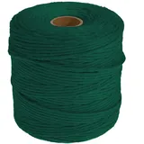 DéVa Makramee Garn - 3mm x 200m Länge - Makramee Band aus 100% Baumwolle dunkelgrün